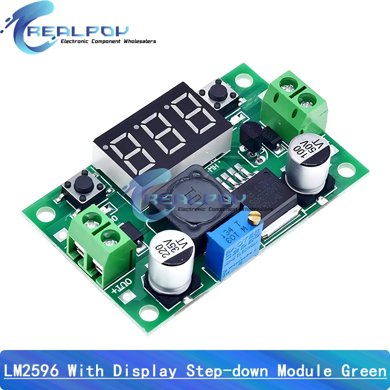 LM2596 Buck Step-down Power Converter Module DC 4.0~40 To 1.3-37V LED