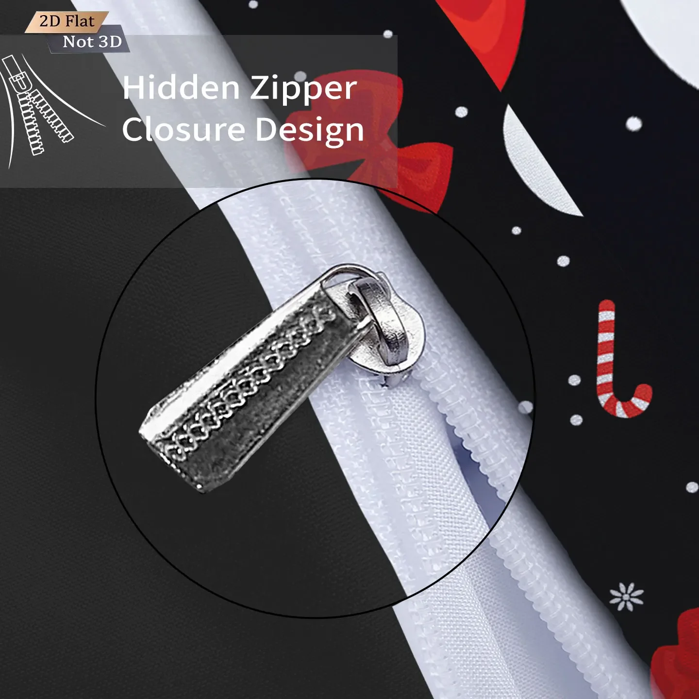 3pcs Christmas snowman printed black coreless bedding comfortable multi size bedroom dormitory duvet covers, machine washable