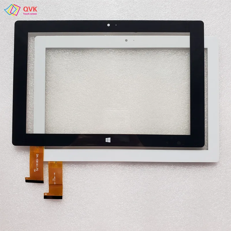 

Black 10.1 Inch P/N DH-1081A1-PG FHX Tablet Capacitive Touch Screen Digitizer Sensor External Glass Panel