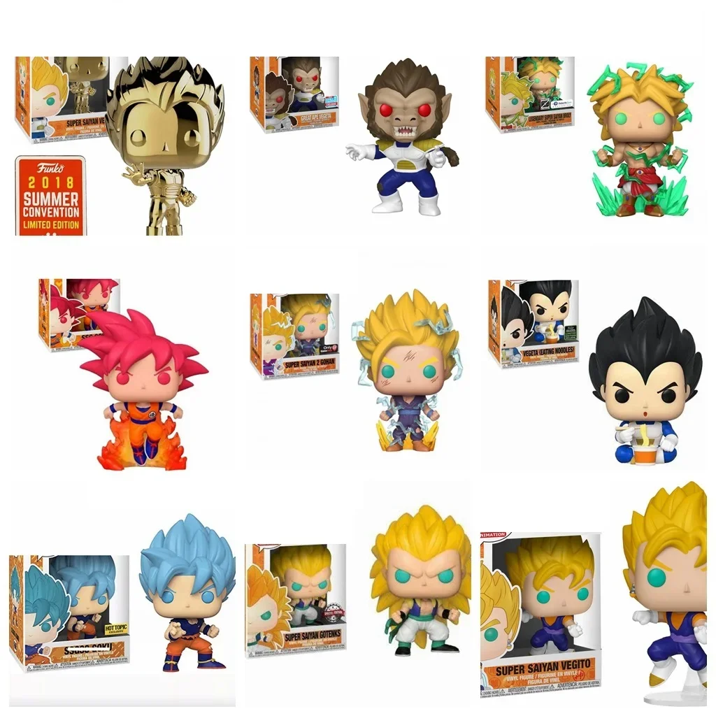 thumbnail image 2 of Funko DRAGON BALL SSGSS Goku VEGETA TRUNKS GOHAN PICCOLO FREEZER GRAN APE BEERUS SUPER SAIYAN BROLY JUGUETE DE ACCIÓN Figuras de vinilo Juguetes, 2 of 5