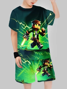 Boys Casual Print T-Shirt Digital Printing Cross Border 6