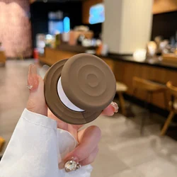 Silicone Magnetic Phone Grip Ring Holder and Expanding Stand (Coffee)