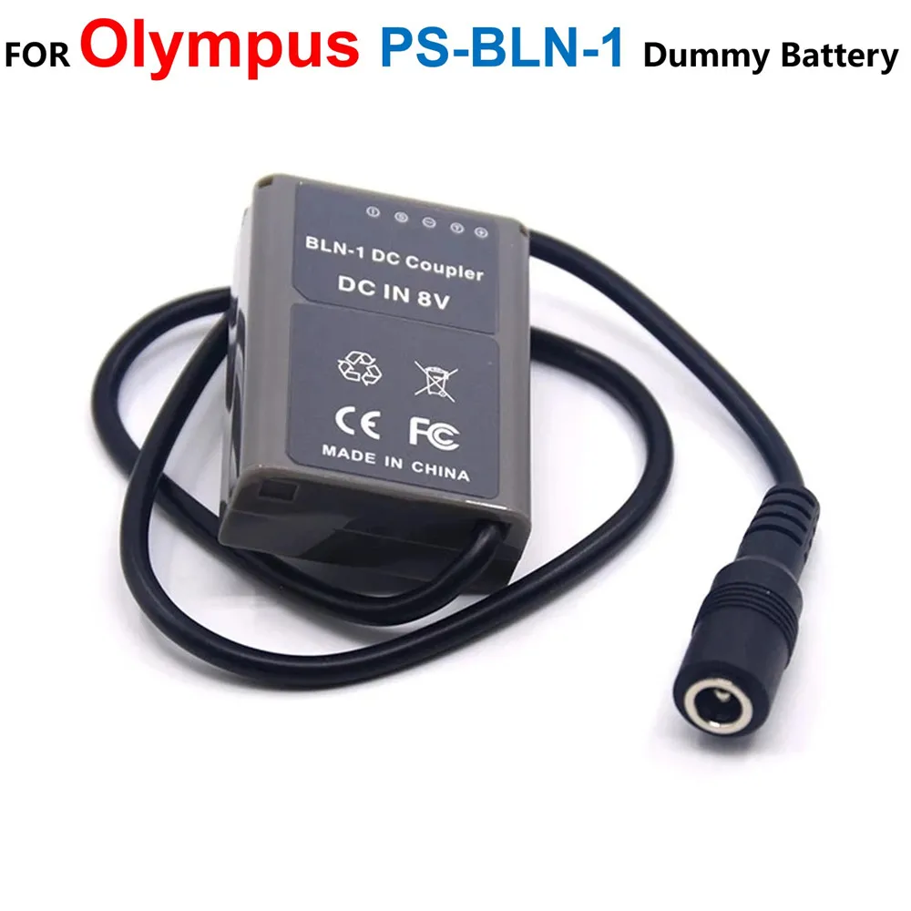 

PS-BLN1 BLN-1 BLN1 Dummy Battery DC Coupler Fit AC Adapter For Olympus Digital Camera OM-D E-M5 II 2 E-M1 PEN E-P5