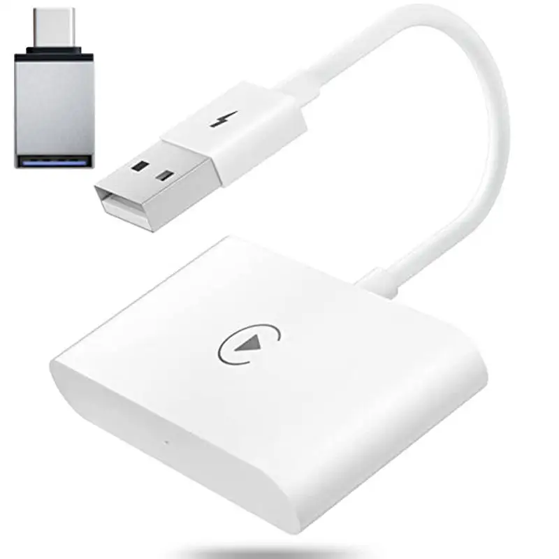 

Wireless Car Play Adapter For Iphone Wireless Car Play Dongle Convert Wired To Wireless Plug Play Auto Car Adapter 5GHz WiFi