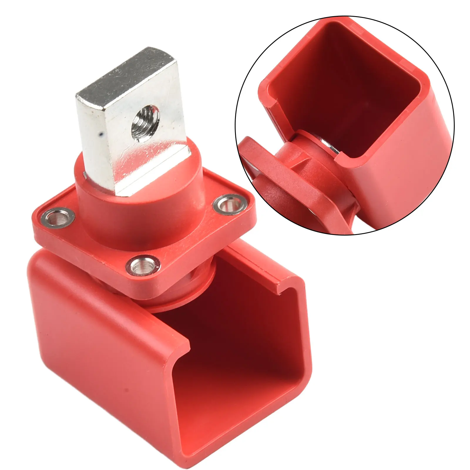 

Battery Connector Copper Terminal 1 Core 1P Pole 2pcs 400A AC500V Accessories Anti-oxidation Conductive Dust-proof
