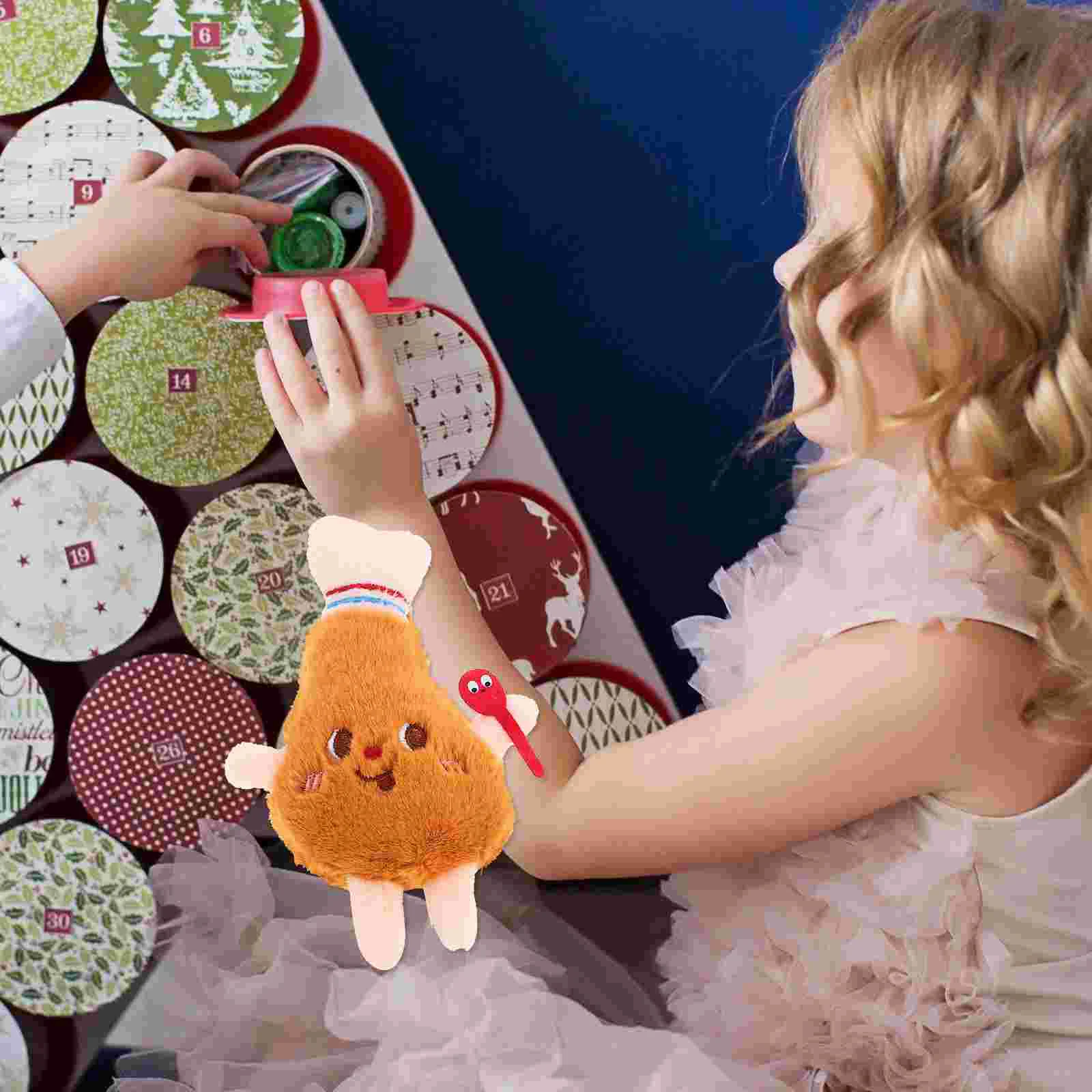 

Novel Slap Bracelets Party Gifts Bathroom Decorations Hamburgers Bands For Toy Wristbands
