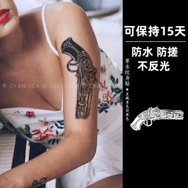 5 Stück Fake Tattoos Pfauenfeder – Wasserdichte Temporäre Tätowierungen Für Haut