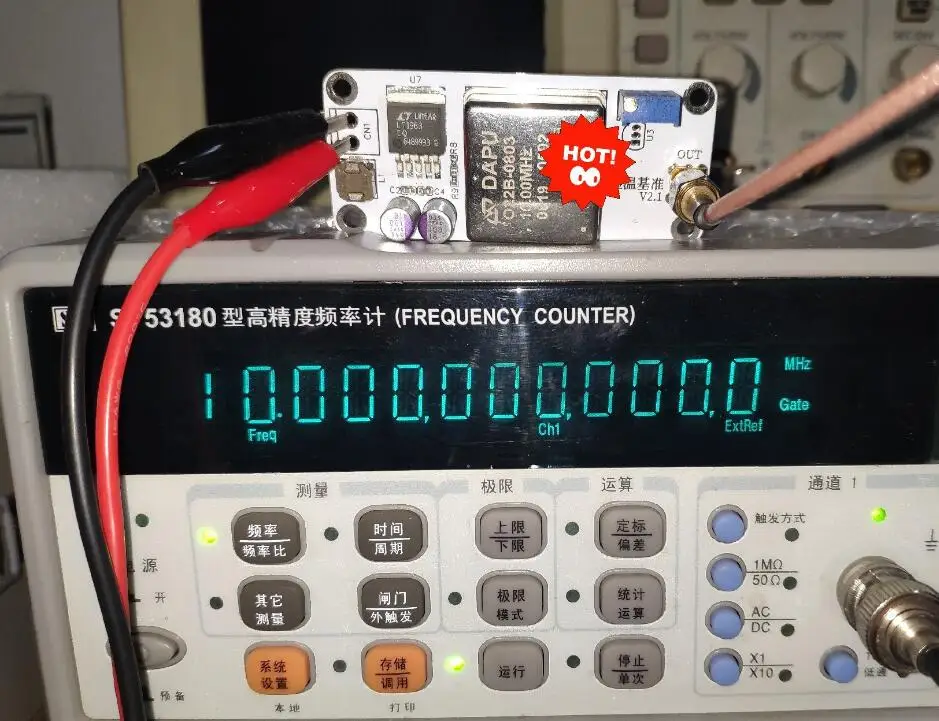 Dapu O22b Ocxo 10mhz Relógio Gps Equipamento de Áudio Relógio Frequência Referência - Image 2
