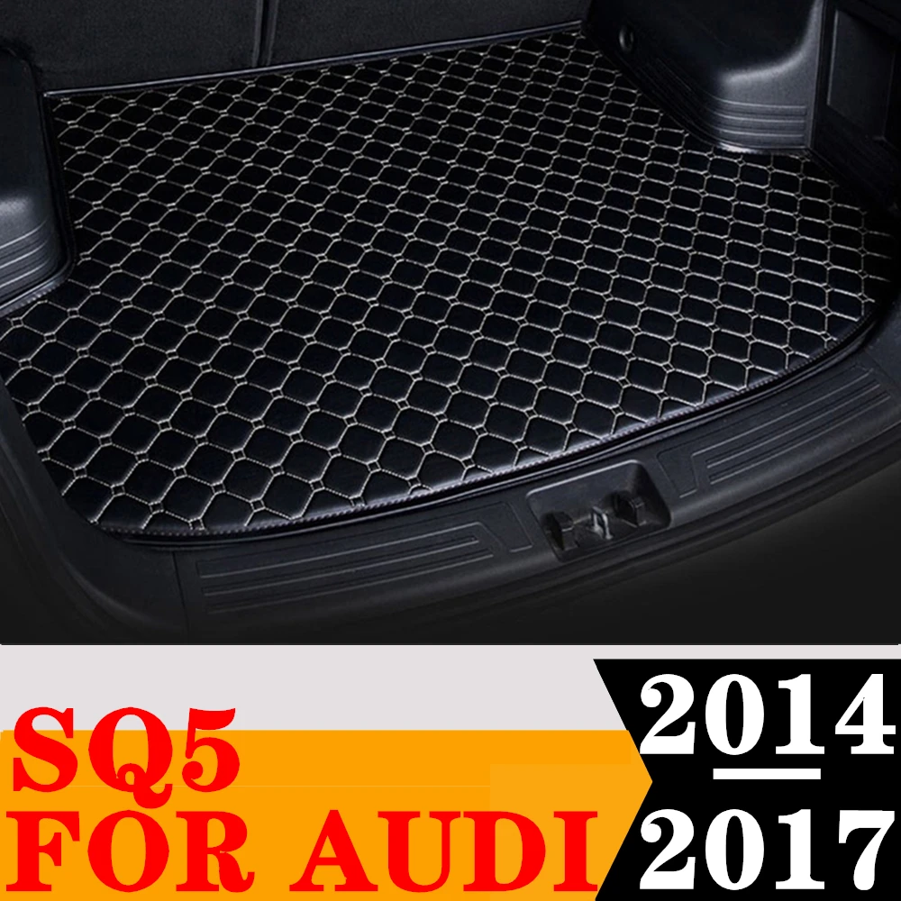 

Коврик Sinjayer для багажника автомобиля, водонепроницаемый коврик для багажника автомобиля, плоский коврик для груза, коврик, подкладка для AUDI SQ5 2014 2015 2016 2017
