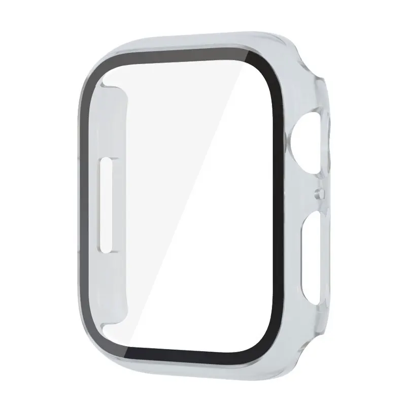 Durable Glass Case for Apple Watch - PC Screen Protector Cover and Accessories