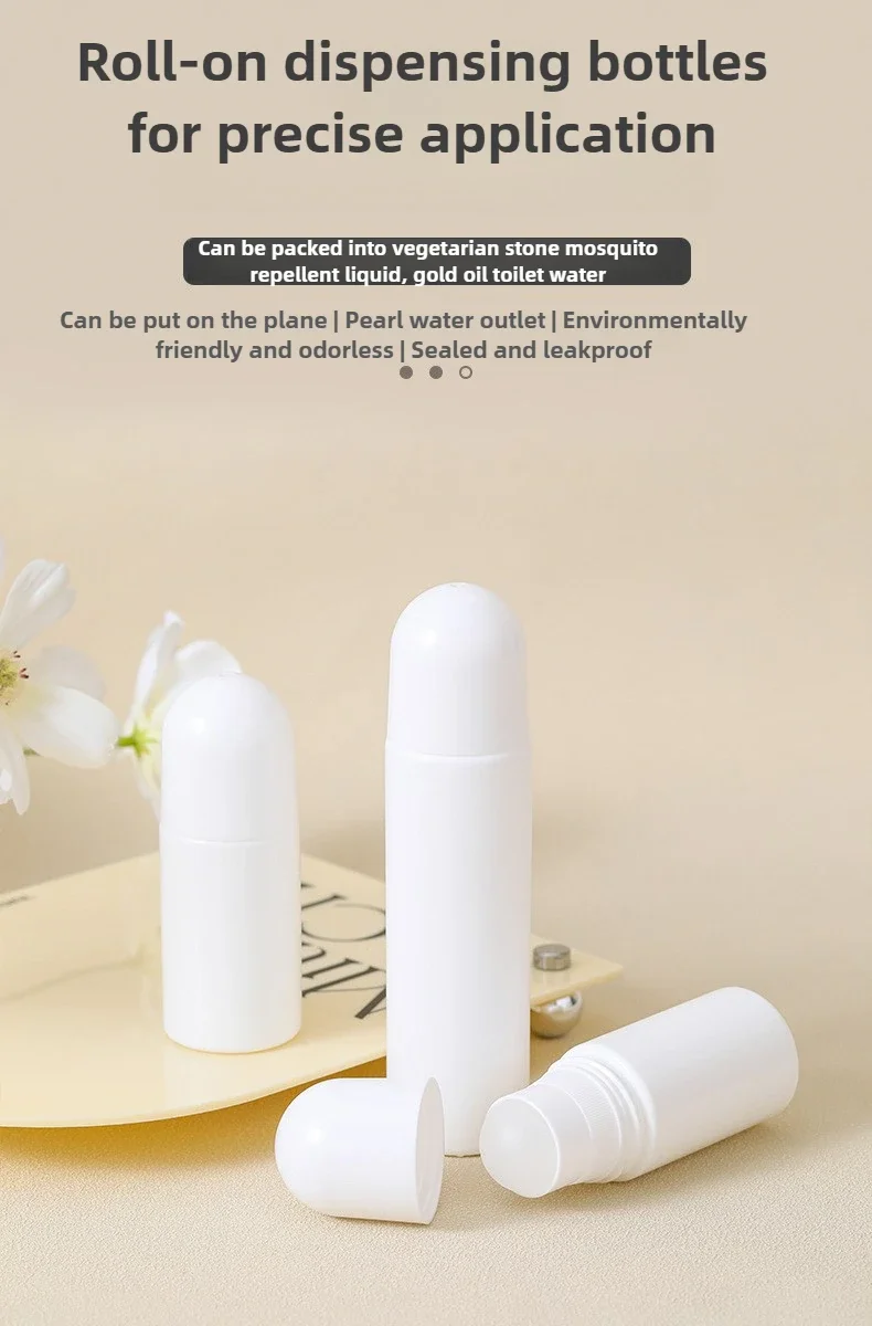 50ML100ML Kunststoff Roller Flasche Leere Nachfüllbare Rollerball Flasche Für Diy Deodorant Ätherische Öle Parfüm Kosmetische Schönheit Werkzeug – Detail 1