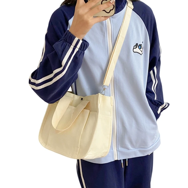 Women Bag Student Schoolbag Large Capacity Shoulder Bag Casual Crossbody Bag E74B