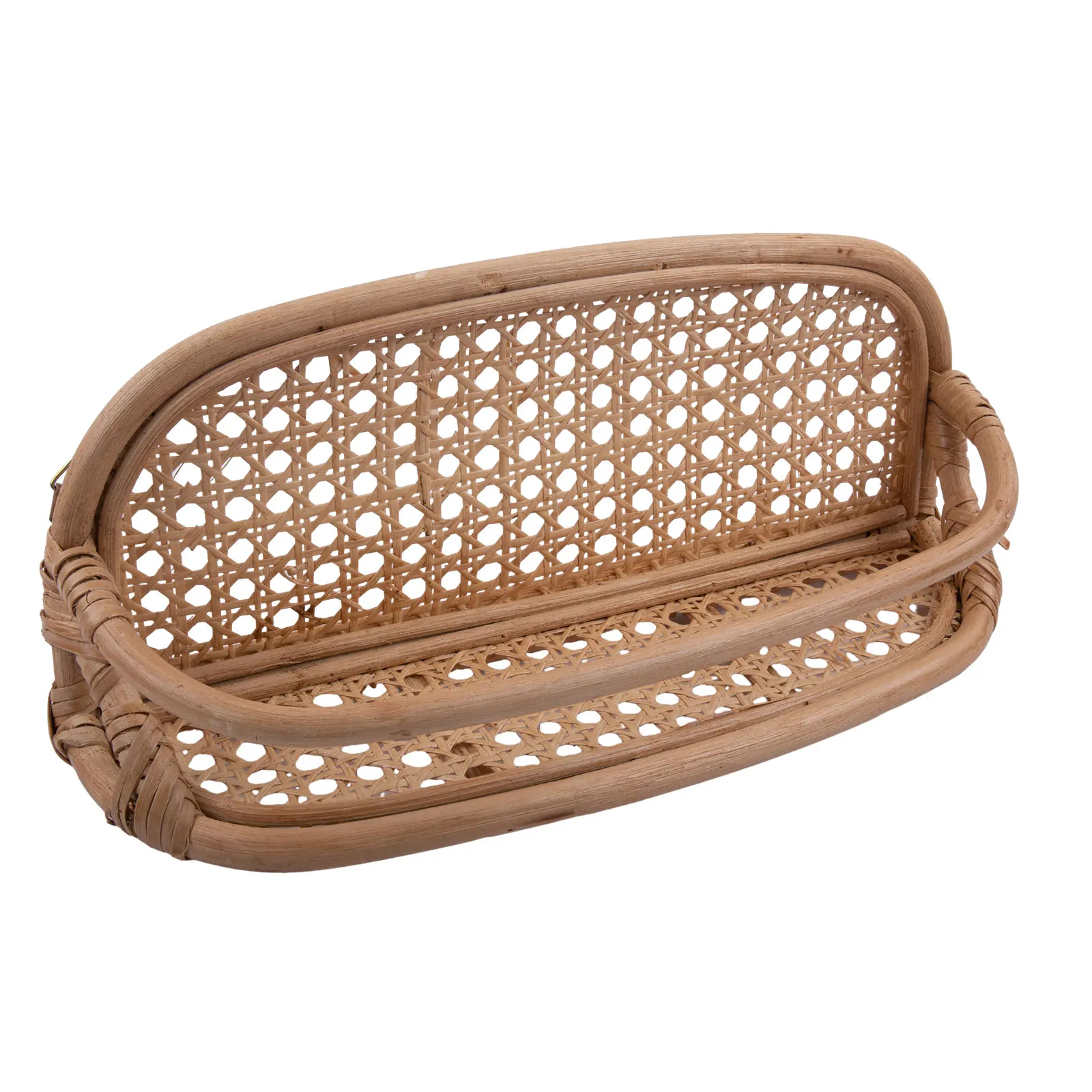 

1 Piece Storage Rack Pergola Floating Shelf Handwoven Hanging Plant Stand Linen Rope High Quality 40x16x11cm