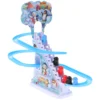 Kids Toy for Boy Penguin Girl Toys up and down Climbing Stair Electric Blue Sliding Kit Child 1