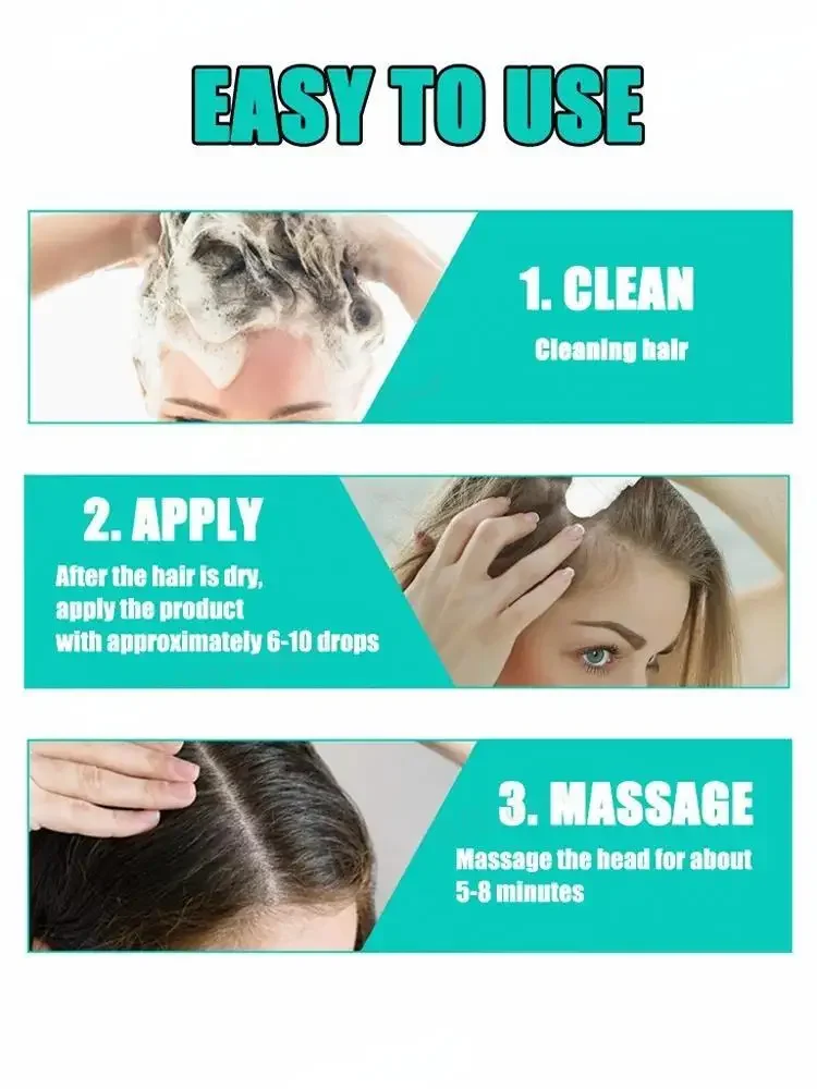 Natural Hair Growth Oil Effective Hair Growth Products For Men Women Scalp Nourishing Care Loss Solution hair growth serum