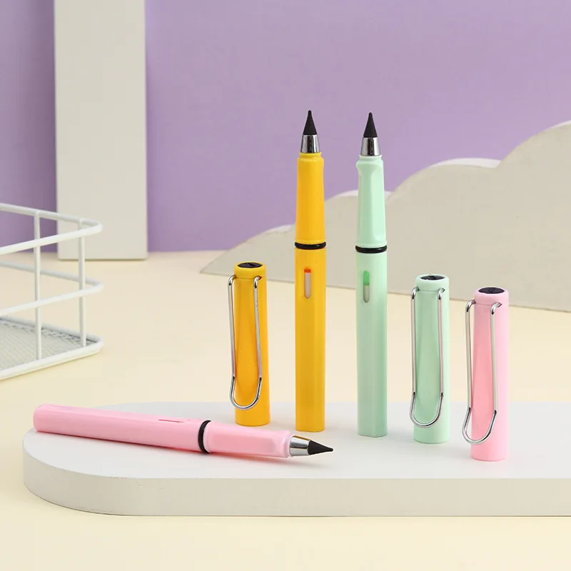 Eternal Pencil Unlimited Writing Pen Pencils Papeleria Kawaii Stationery Kids Teacher Gift Office School Art Supplies