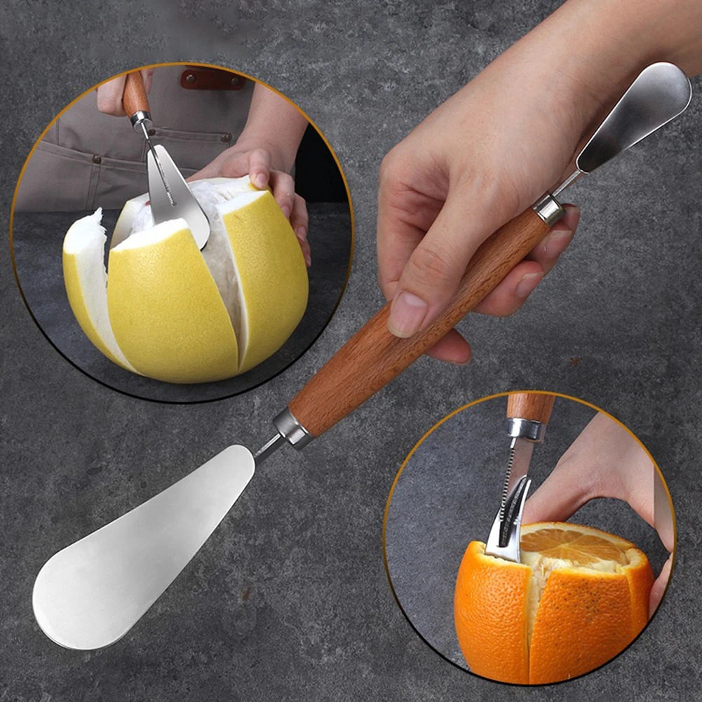 Stainless Steel Grapefruit Peeler Available on both sides Fruit Opener Skinning Knife Peeling Tool Peeling Cutter