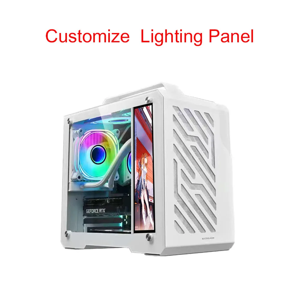 Personalizza Computer Gaming Case Pannello Di Illuminazione Rgb Desktop Pc Decorazione Backplate Cabinet Led Uhd Plate Pannello Luminoso Fai Da Te
