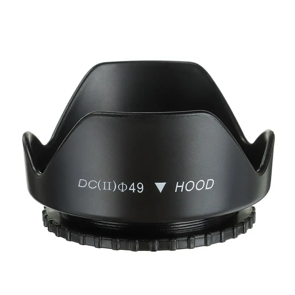Universal Black Camera Lens Sunshade Hood