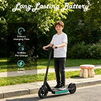 Trottinette électrique JUICEASE 15KM/H, batterie 25V, frein à pied, moteur 250W, Escooter pour enfants, cadeau 4