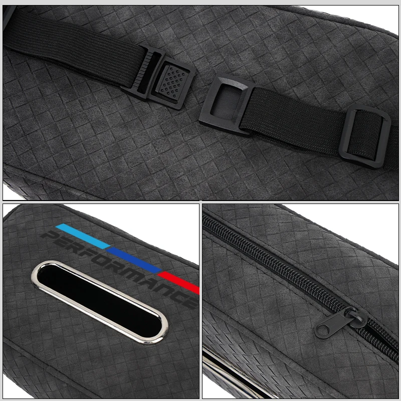 BMW 대용량 차량용 티슈 보관함 휴대용 등받이 티슈 가방 X1 X3 X4 X5 X7 G20 G38 F20 F39 F48 E46 E60 E36 E39