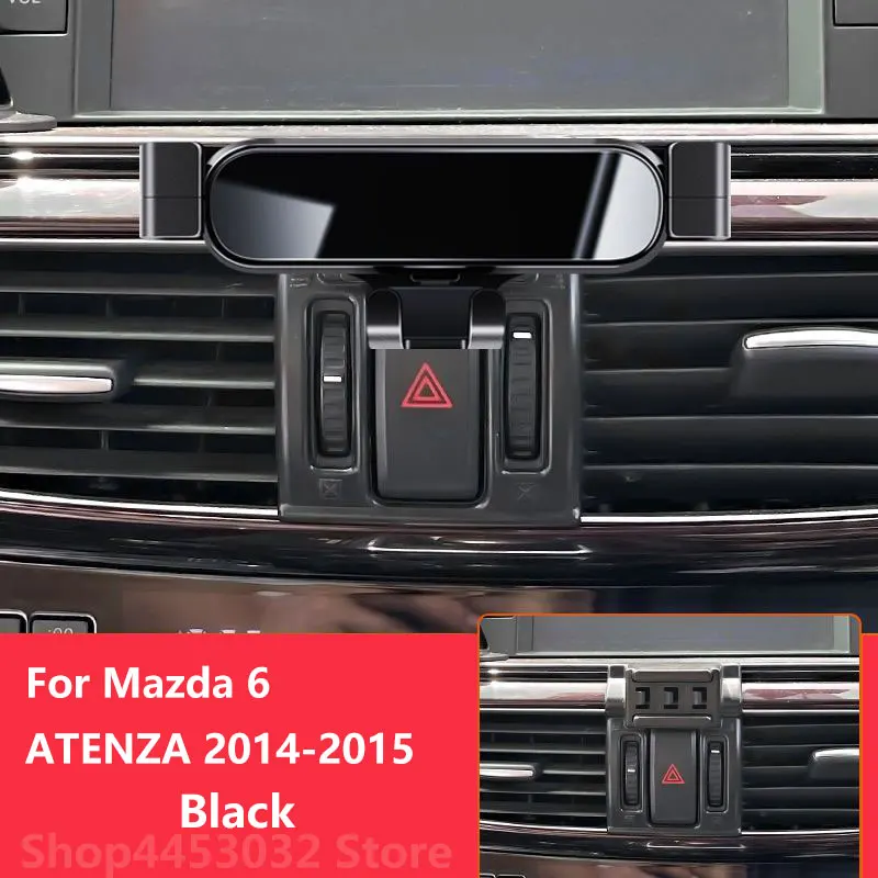 Auto Telefon Halter Air Vent Halterung Ständer Für Mazda 6 2004-2015  Einstellbare GPS Navigation Handy Halterung Lnterior Zubehör - AliExpress