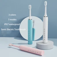 Sonic Electric Toothbrush Rechargeable Tooth Brushes Adult Timer Washable New Ultrasonic Electronic Whitening Cleaning Teeth 2