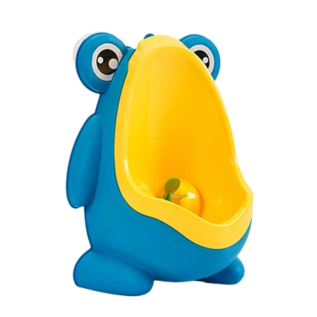 Portable Ergonomic Children Boy Kids Toilet Training Children Potty Pee Urine Home Bathroom Frog Shape Toilet Urinal