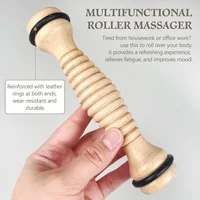 1pc wooden foot massager-foot massage roller for relaxing and relieving pressure. 2