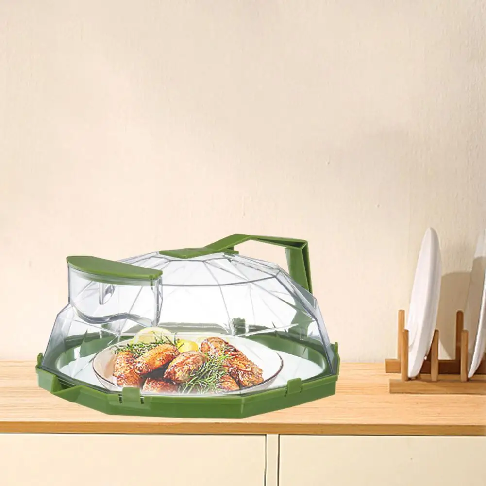 Microwave Lid with Handle Microwave Splatter Cover Heat Resistant Food Cover with Handle Water Storage for Splatter