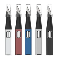 Pen-shaped DIY aluminum handle carving knife comes with 5 horseshoe art blades that can be replaced by yourself outdoor knives 4