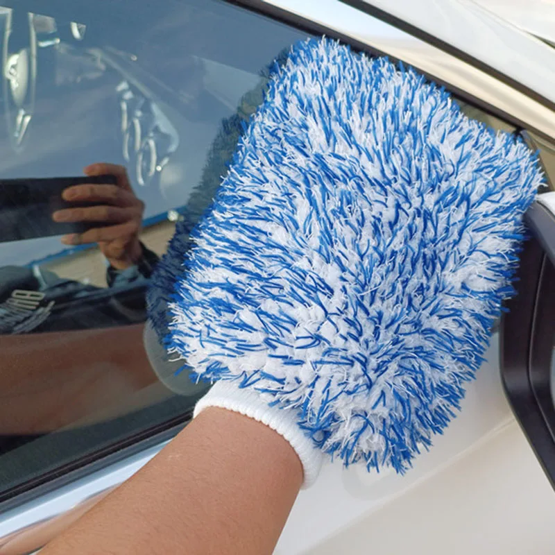 

Car Cleaning Gloves Coral Velvet Fine Fiber Car Washing Tools Bear Paw Cleaning Towel Car Washing Supplies