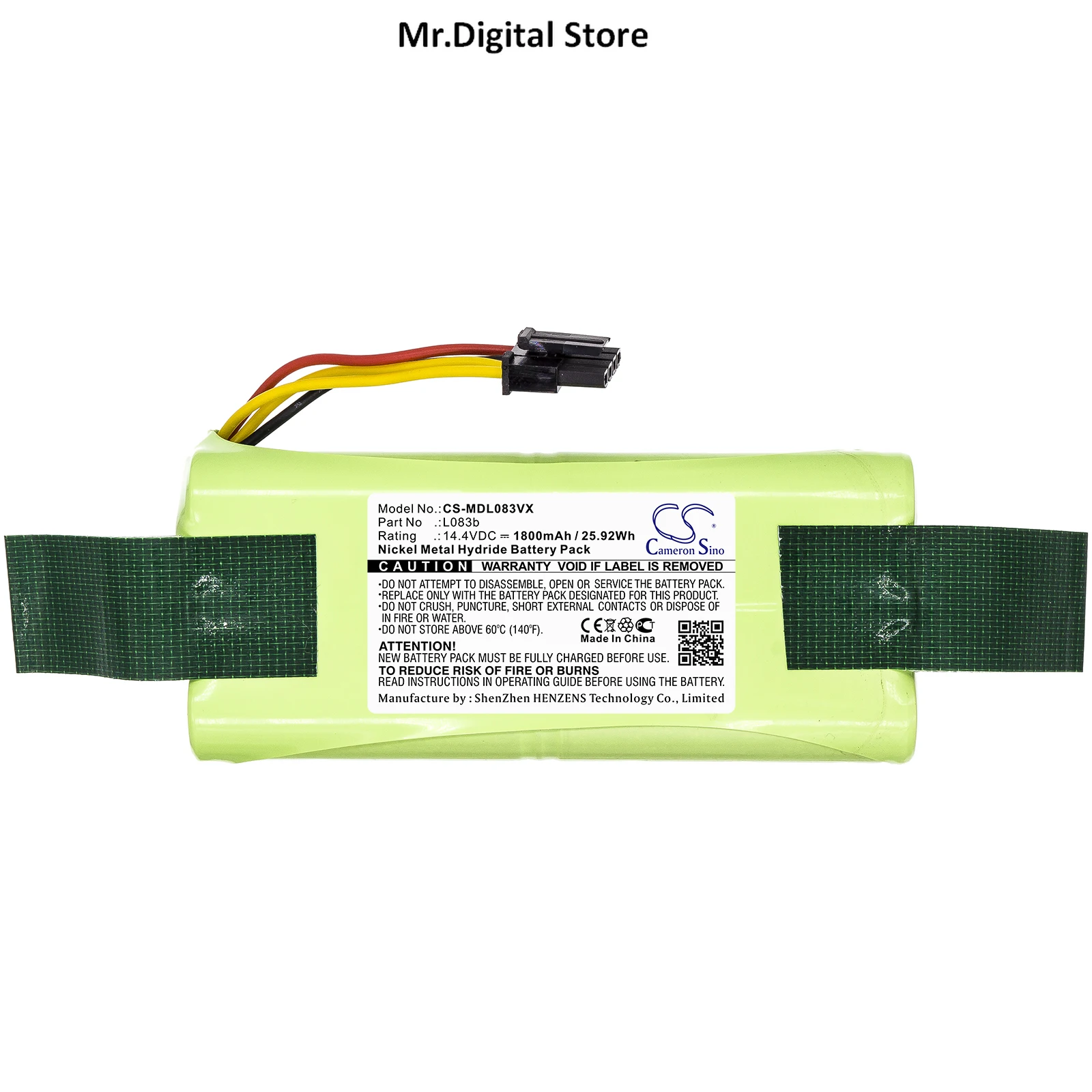 

Cameron Sino 1800mAh Battery L083b for Midea R1-L081A,R1-L083B,R1-L085B