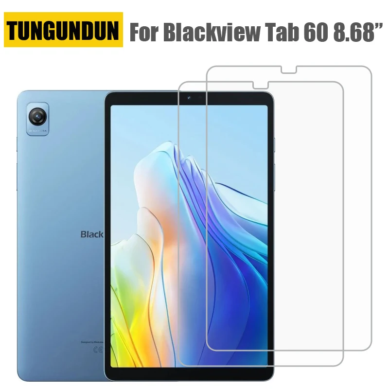 Protetor de Tela Temperado para Blackview Vidro Tablet para Crianças Tab 60 2023 8.68 9h 13 Pcs