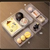 Durable Clear Plastic Drawer Organizer, Free combination Drawer Divider Storage Box, For Office Supply,Makeup,Kitchen Utensils 2