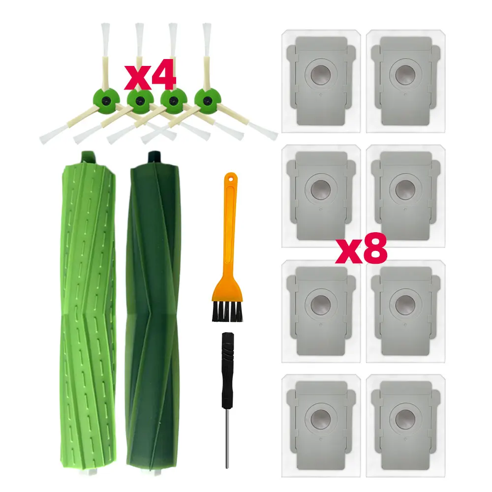 Ultimate Cleaning Accessories Kit: Main Brush, Side Brushes, HEPA Filters, Mop Cloths, and Dust Bags