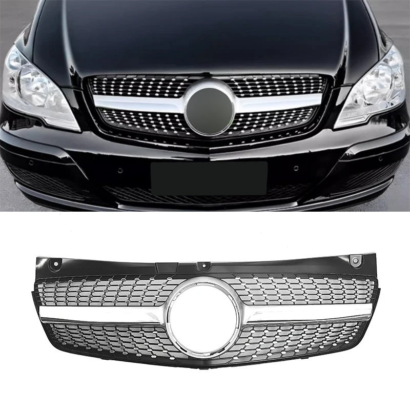 

Front Bumper Grille Hood Tuning Racing Grill For Mercedes-Benz W639 Viano/Vito 2011 2012 2013 2014 ABS Grills