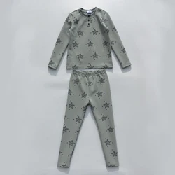 Cozy Winter Thick Cotton Kids & Family Matching Pajama Set - 18 (Green pjs)