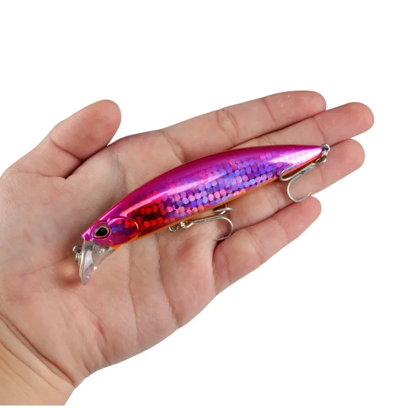 1 Stück 30g/10,5cm Langwelliger Sinkender Minnow-Wobbler zum Schleppangeln, Barsch-Angelköder, Langwelliger Sinkender Jerkbait Pesca