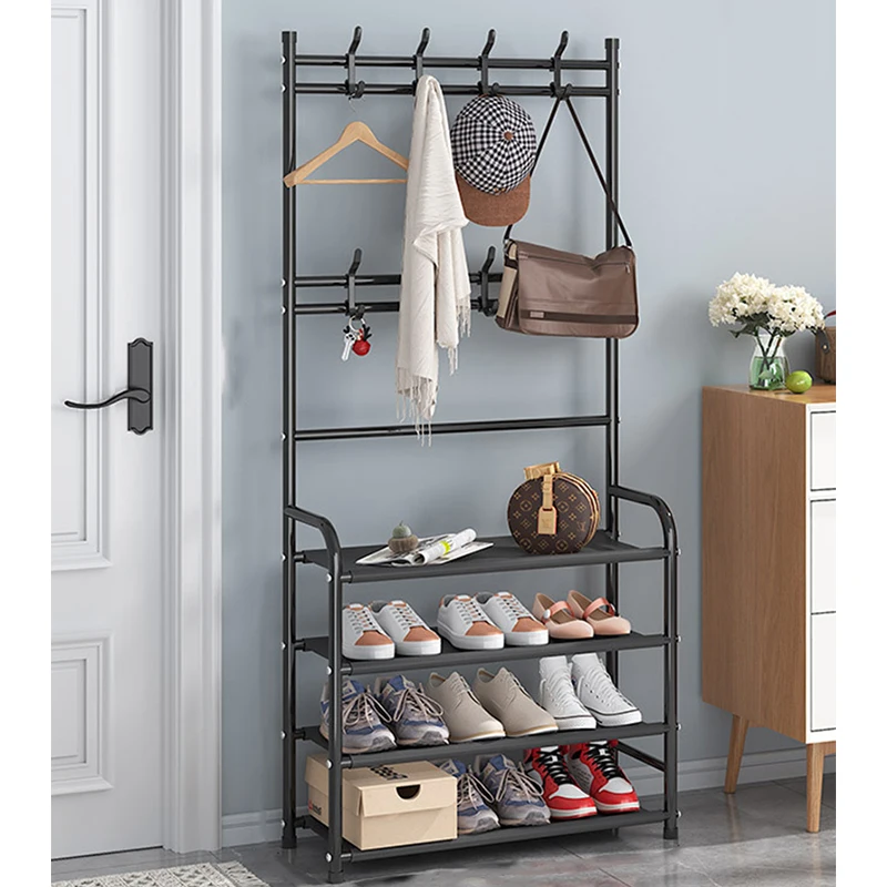 Storage Rack Living Room Home Coat Rack Shoe Storage Living Room