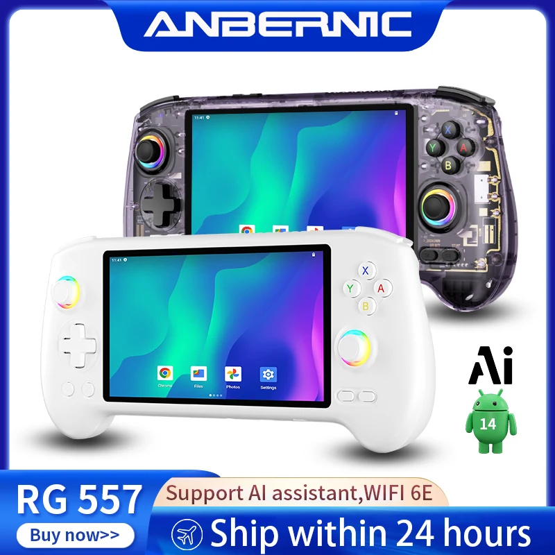 Anbernic RG557 Retro Handheld Game Console Dimensity 8300 5.48