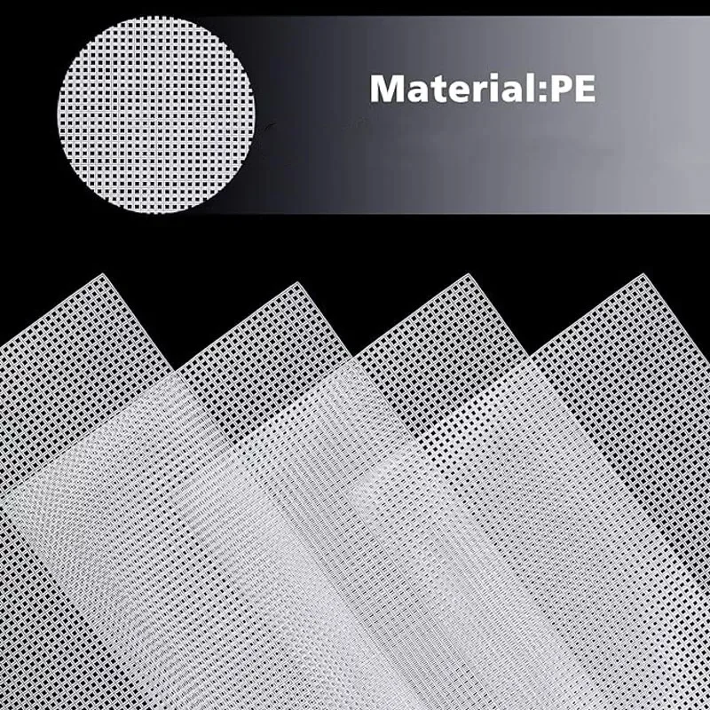 1/2/4PCS Sewing Plastic Canvas Sheets White Mesh Sheets DIY Embroidered Woven Crafts 30*20cm sewing tools craft supplies