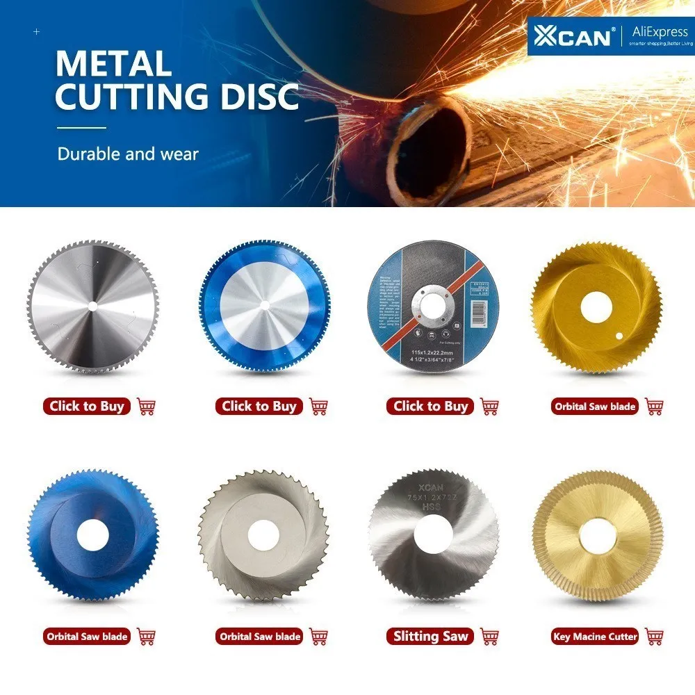 XCAN Holz Sägeblatt 115mm Hartmetall TCT Sah Disc für Holzbearbeitung PVC Kunststoff Schneiden Disc Rund Sägeblatt – Detail 1