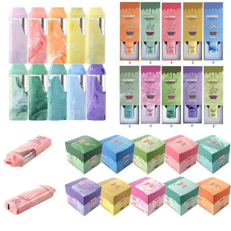 

Packwoods Runty X Vape Pen E Cigarettes Empty Carts Device Pod Kits Bottom Rechargeable USB Charger with Box Packing