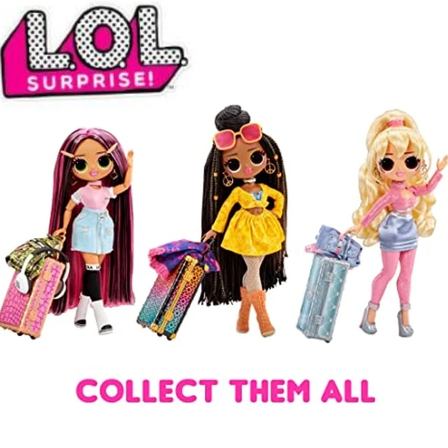 Lot of 3 LoL Surprise OMG Dolls 9” Articulating Big Eyes Fashion