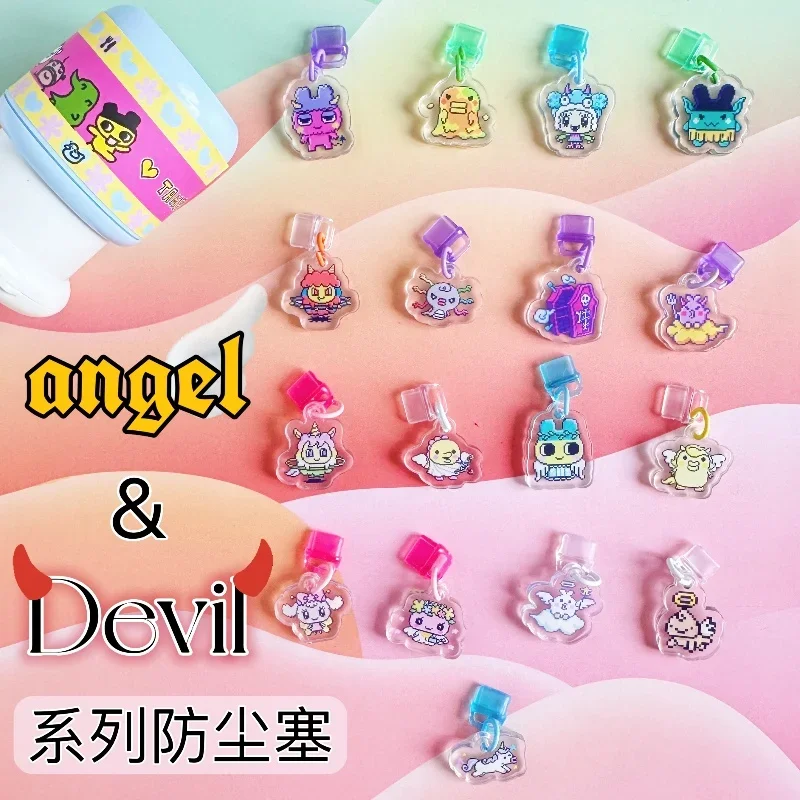 

Электронный Питомец Tuoma Gezi, ангел, демон, пылезащитная заглушка, интерфейс typec, игрушка, подарки