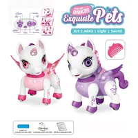 RC Unicorn Smart Animal Dancing Rechargeable Cartoon Pet Kids Remote Control Toy Christmas Gifts AC242 1