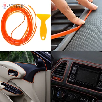 Arancione car styling interni modanatura trim decorare striscia 5M line gap filler kit