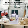 New Small portable electric sewing machine, household mobile fully automatic beginner's small desktop multifunctional locksmith 6