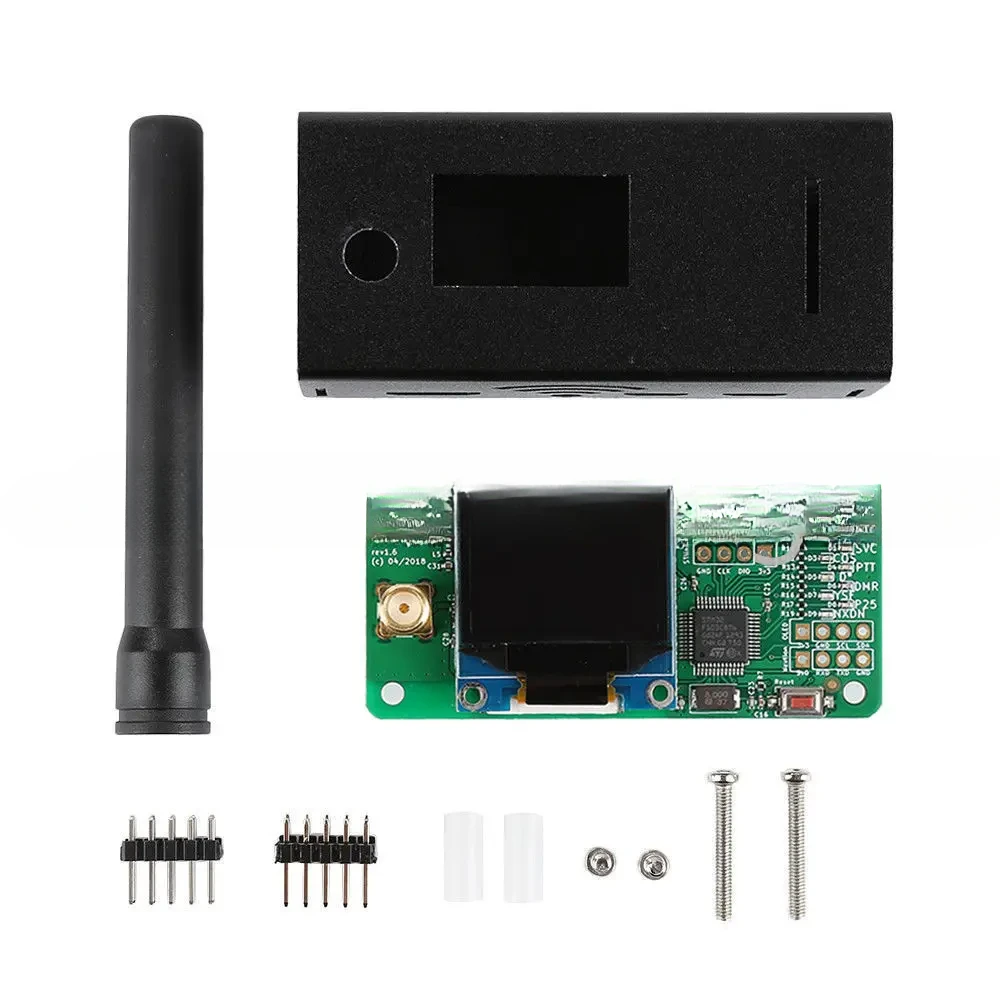 

Latest Jumbospot Hotspot For P25 DMR YSF DSTAR NXDN Raspberry Pi Zero 3B + OLED+Metal case +Antenna